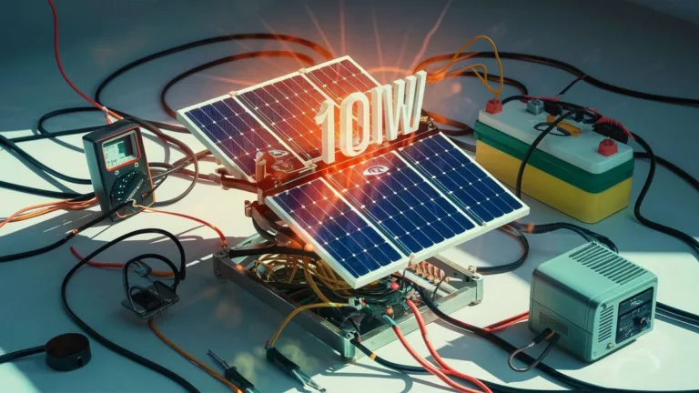 Cât curent produce un panou solar de 100W?