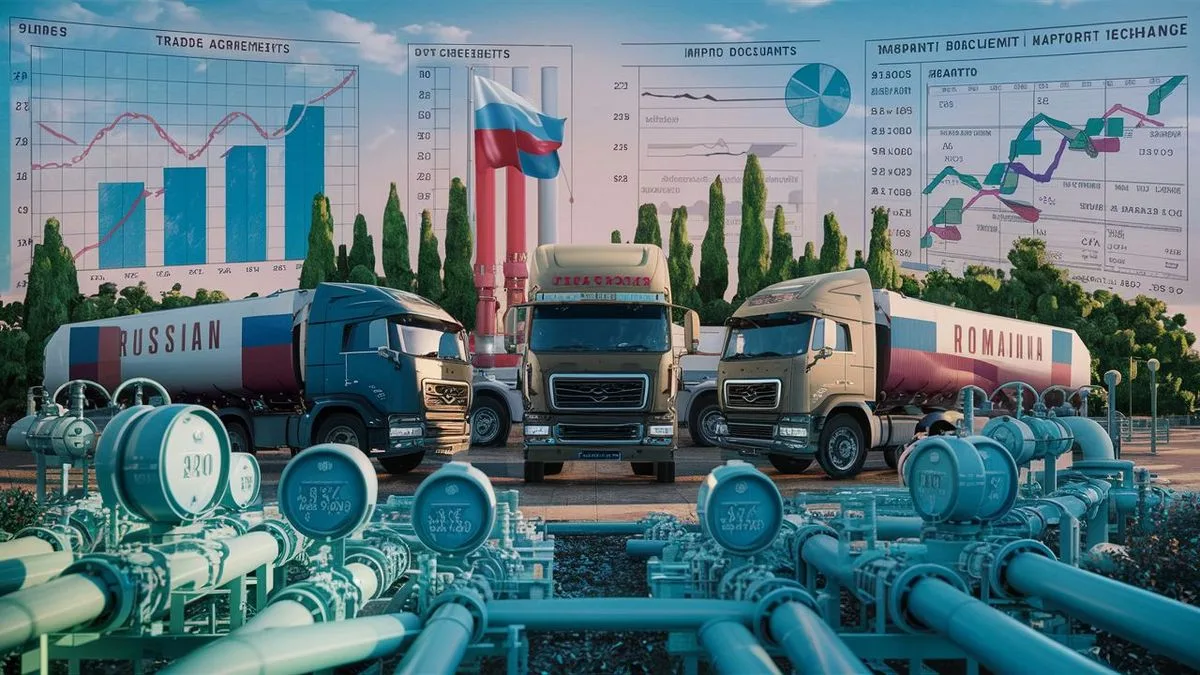 Cât gaz importă România din Rusia